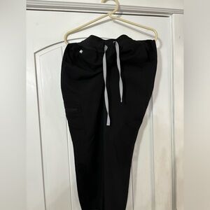 Figs, Black, Joggers, Medium Petite